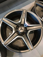 Mercedes W204 C63 Staggered Star Rims 19 inch