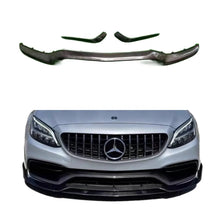 Mercedes W205 C Class Front Lip - Original Carbon Fiber