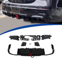 Mercedes W213 Diffuser With Led - Black