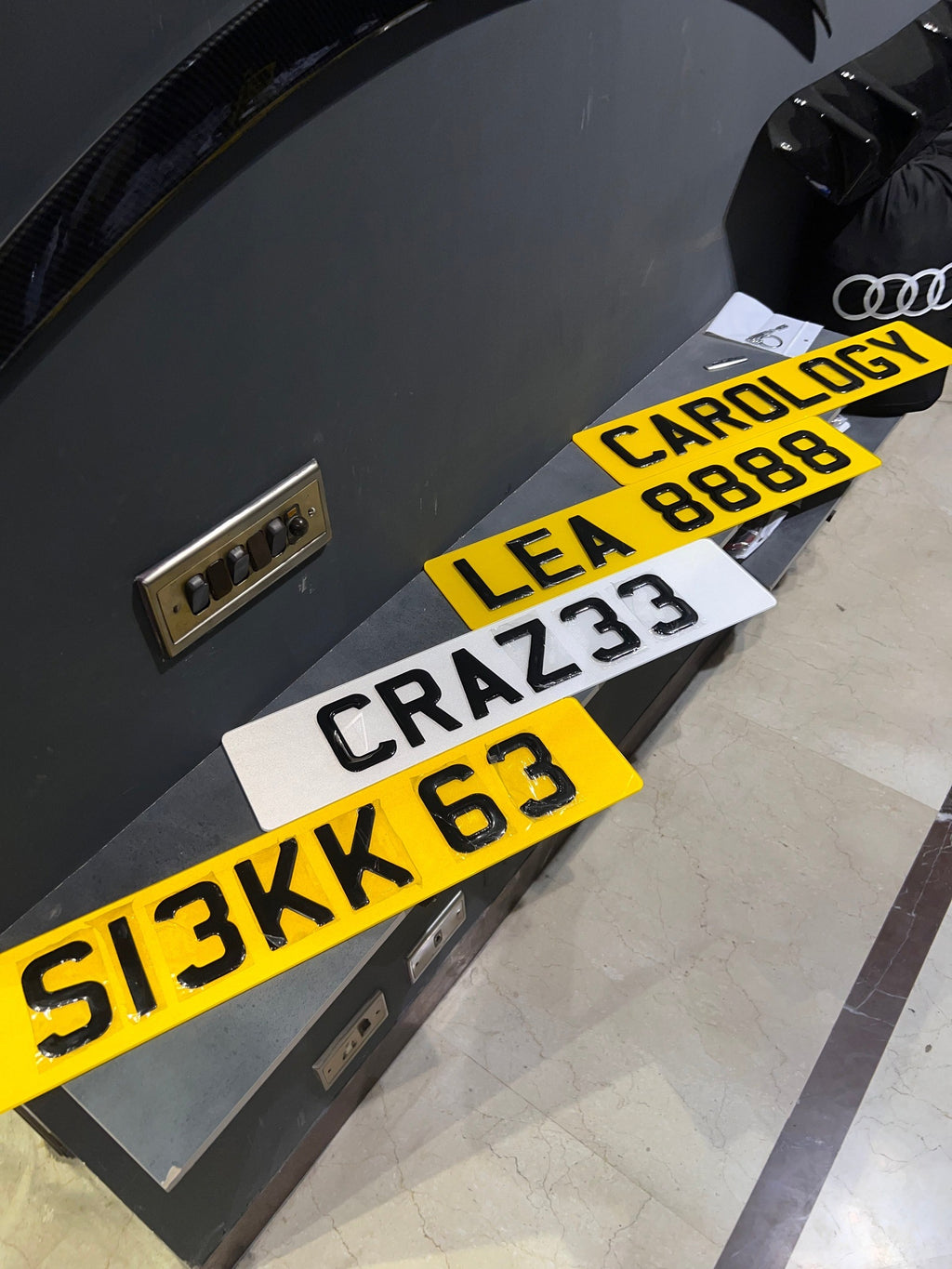3D Gel Number Plates