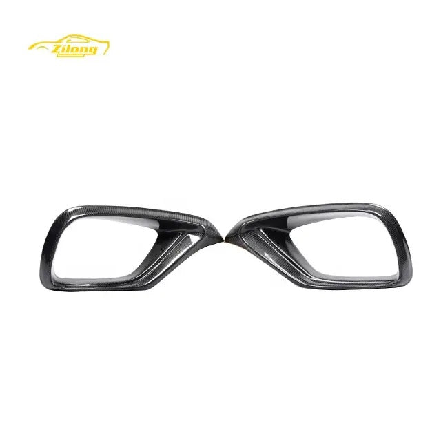 Mercedes W205 C Class Front Vents Cover - Original Carbon Fiber
