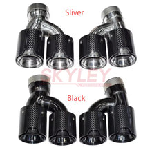 BMW Carbon Fiber Exhaust Tip - Single to dual