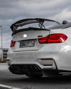 BMW M3 F80 V Style Carbon Fiber Rear Trunk Spoiler