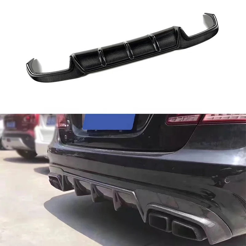 Mercedes W212 E63 AMG Rear Carbon Fiber Diffuser