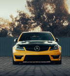 Mercedes W204 C63 Carbon Fiber Hood With Transparent Glass