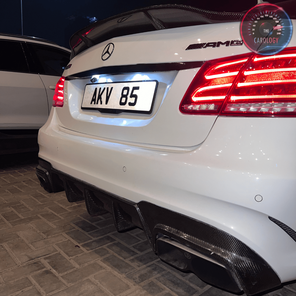 Mercedes W212 E63 AMG Rear Carbon Fiber Diffuser