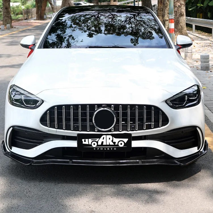 Mercedes W206 C Class Front Lip - Carbon Fiber