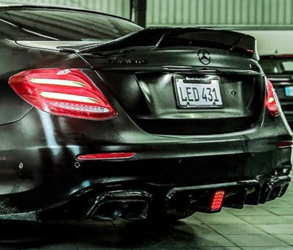 Mercedes W213 E Class Ducktail Spoiler - Real Carbon Fiber