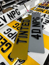 3D Gel Number Plates