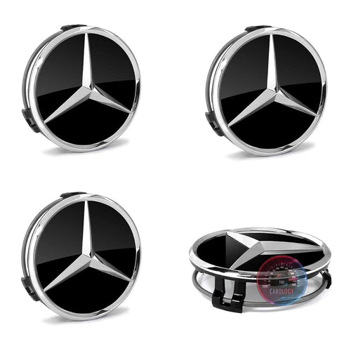 Mercedes Wheel Cap-Black