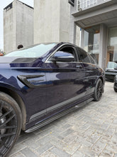 Mercedes W205 C63 Side Skirts - Carbon Fiber