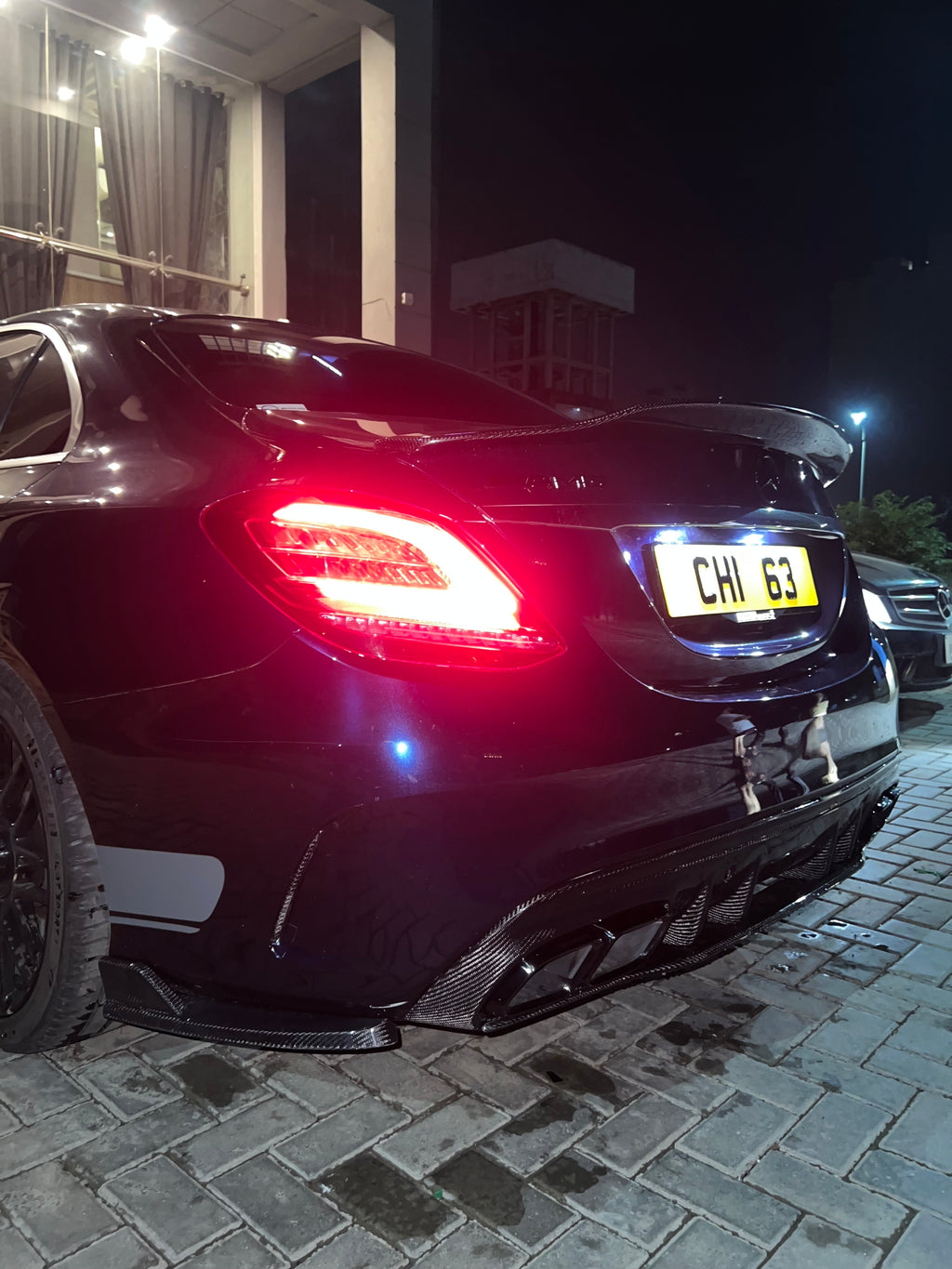 Mercedes W205 C class Ducktail Spoiler