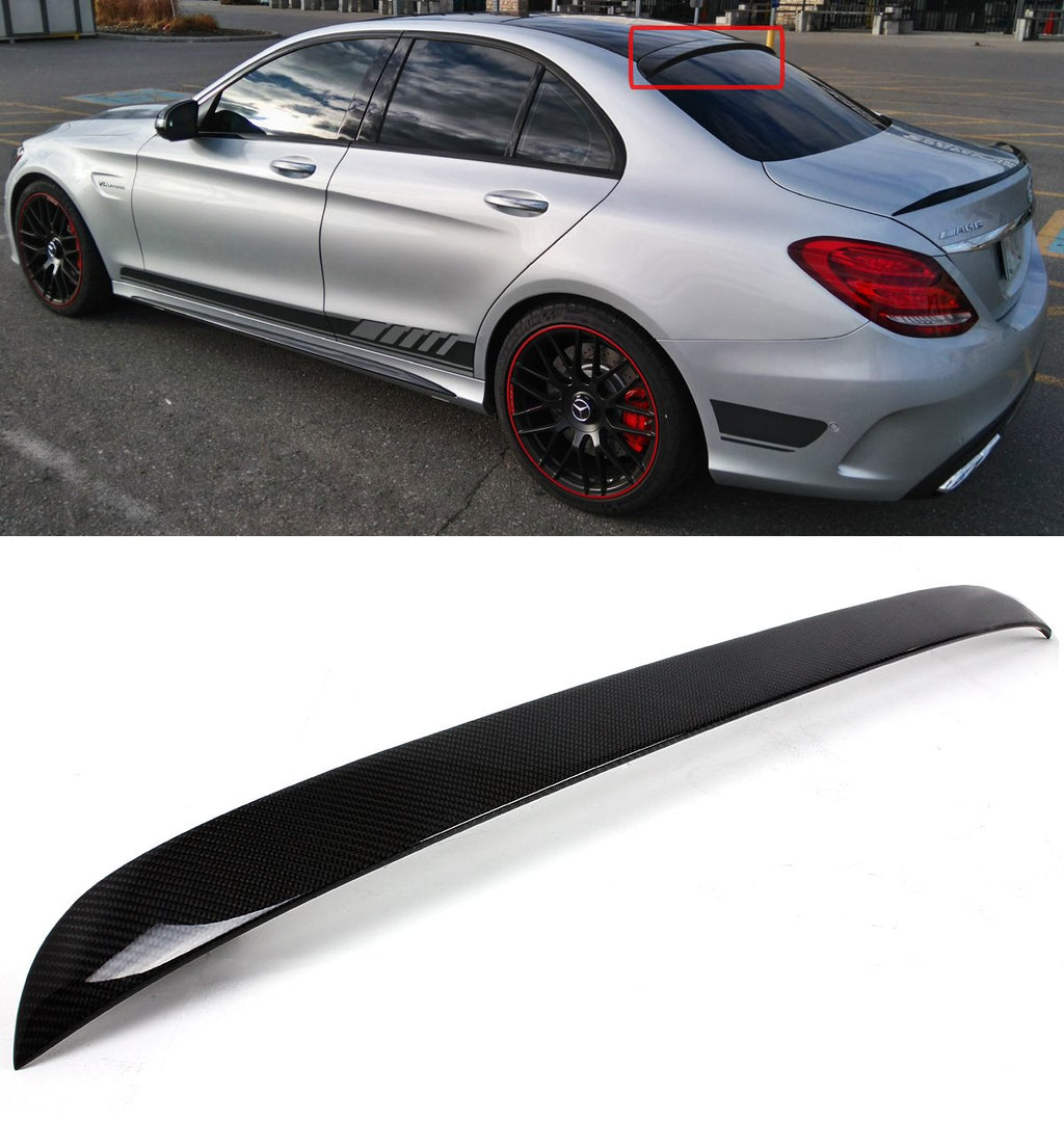 W205 Rear Roff Spoiler Mercedes W205 C Class Roof Spoiler - Carbon Fiber – The Carology