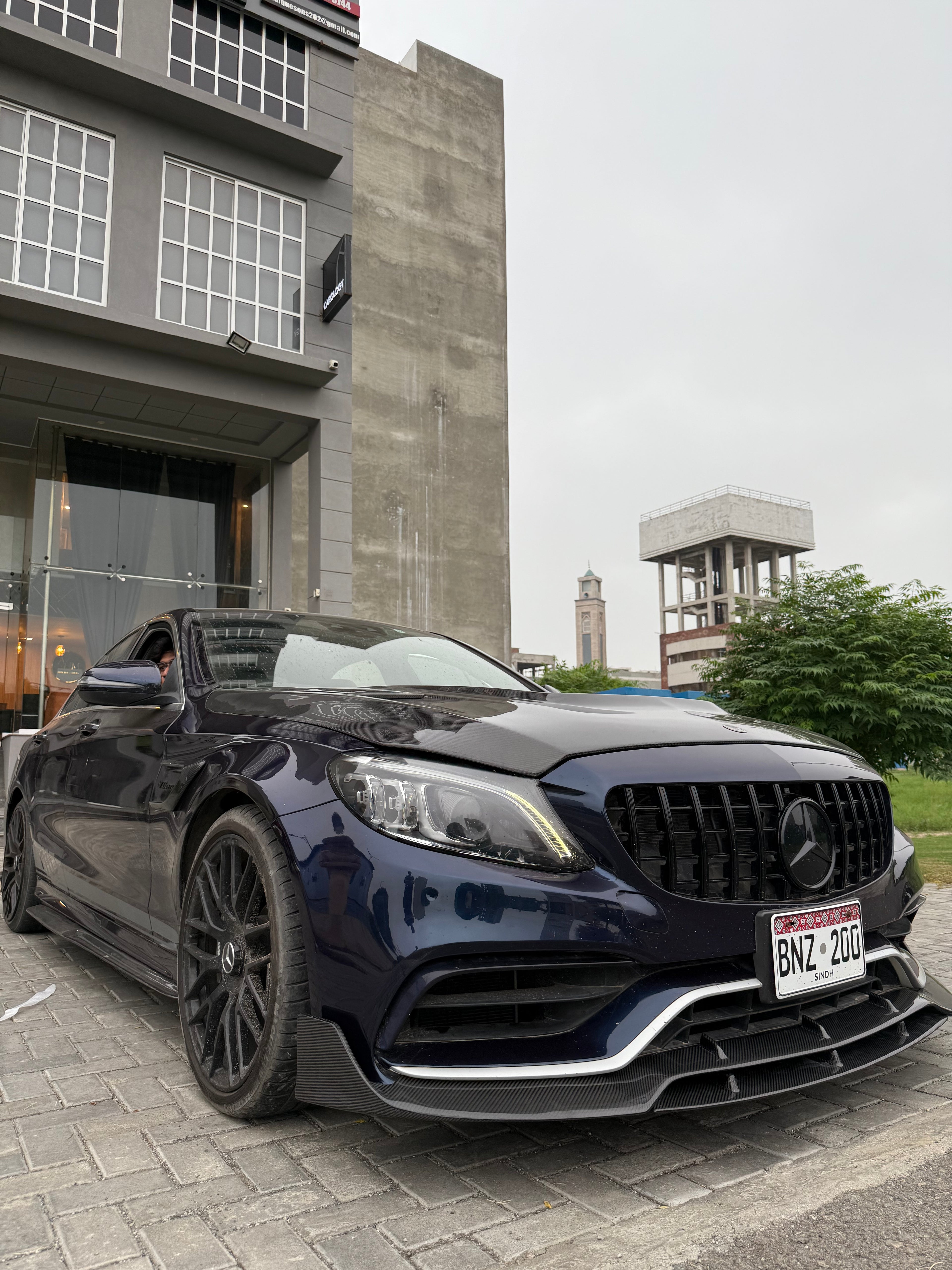 Mercedes W205 C63 Side Skirts - Carbon Fiber