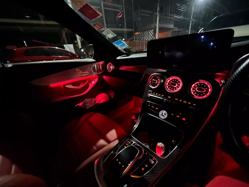 Mercedes C Class Complete Ambient Lighting Set - 3 Colors to 64 Colors
