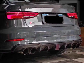 Audi A3/RS3 Rear Diffuser With Light - Carbon Fiber