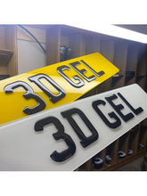 3D Gel Number Plates