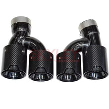 BMW Carbon Fiber Exhaust Tip - Single to dual