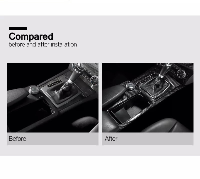 Mercedes W204 C Class 2008-2014 Carbon Fiber Center Console