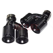 BMW Carbon Fiber Exhaust Tip - Single to dual