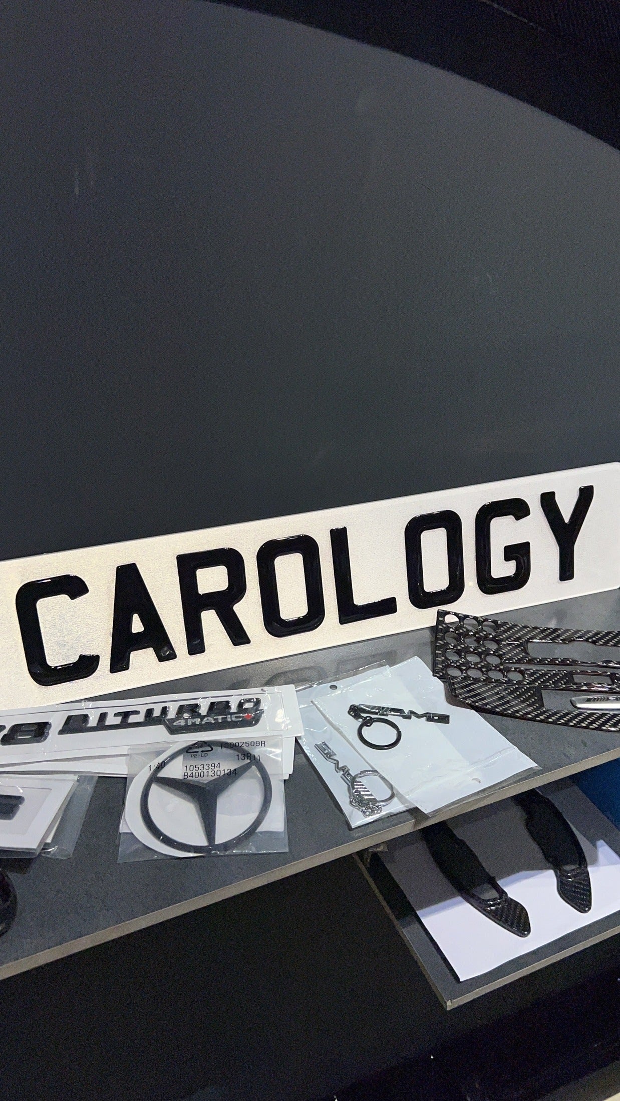 3D Gel Number Plates