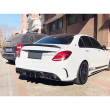Mercedes W205 C Class Trunk Spoiler - Real Carbon Fiber