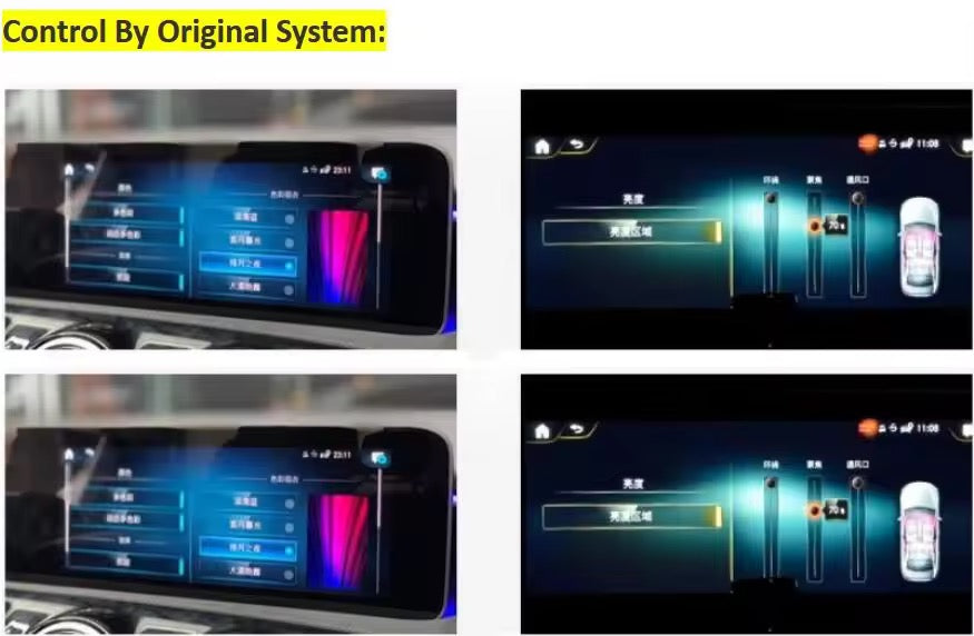 Mercedes W117 A Class/CLA Ambient Light