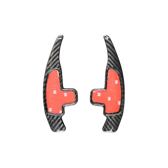 Mercedes W204 C Class Paddle Shifter Extenders - Carbon Fibre
