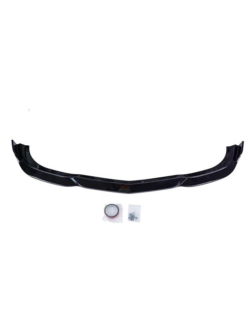 Mercedes W204 C Class Front Lip V4 - Carbon Fiber