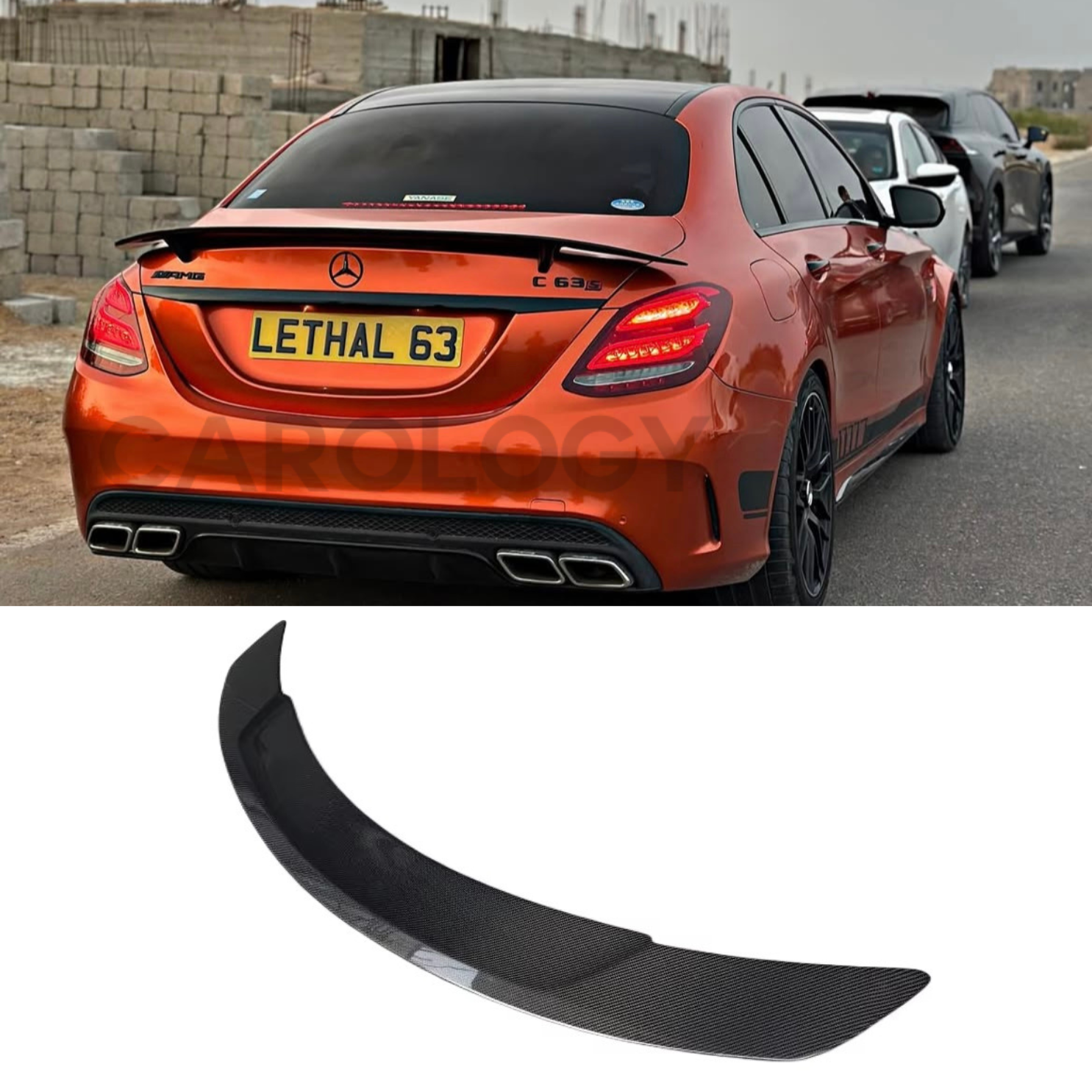 Mercedes W205 Trunk Spoiler RT