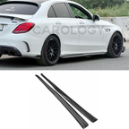 Mercedes W205 C63 Side Skirts - Carbon Fiber