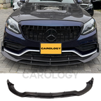 Mercedes W205 C Class Front Lip - Original Carbon Fiber