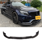 Mercedes W205 C Class Front Lip - Original Carbon Fiber