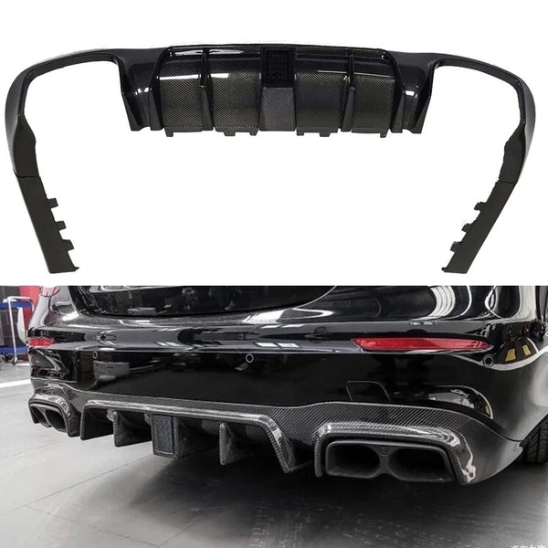 Mercedes W213 E63 Rear Carbon Fiber Diffuser