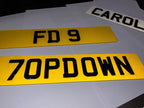 3D Gel Number Plates
