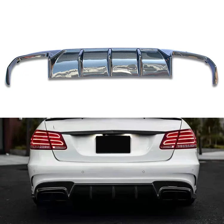 Mercedes W212 E63 AMG Rear Carbon Fiber Diffuser