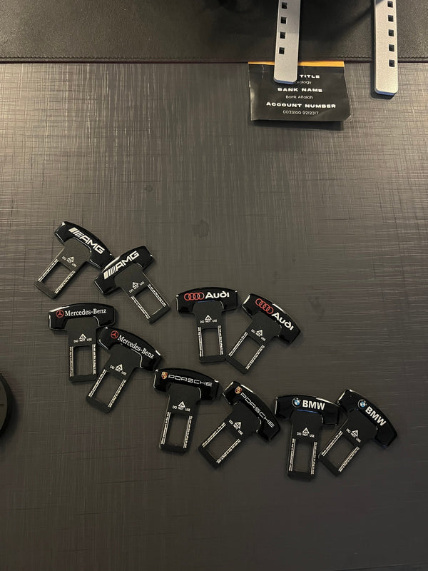 Mercedes AMG seat belt buckle