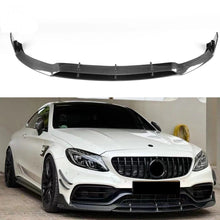Mercedes W205 C Class Front Lip - Original Carbon Fiber