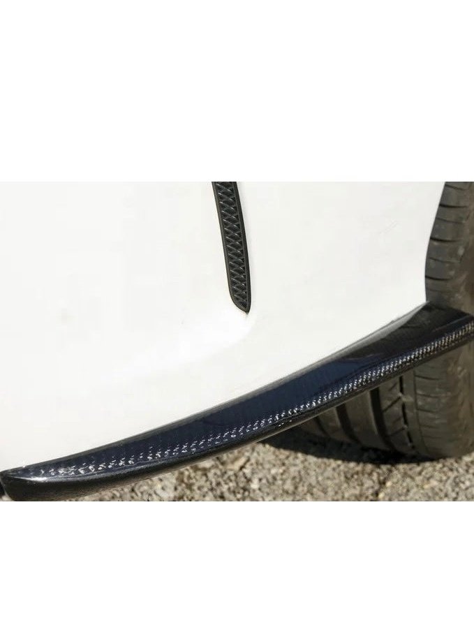 Mercedes Benz W205 C Class Real Carbon Fiber Rear Bumper Canards Extension