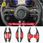 Mercedes W206 C Class Paddle Shifter Extenders - Real CF