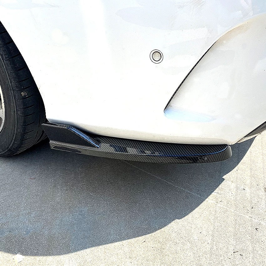 Mercedes W205 C Class Canards - Carbon Fiber (Dip)
