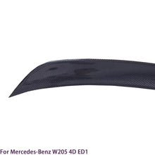 Mercedes W205 Lip Spoiler - Carbon fiber