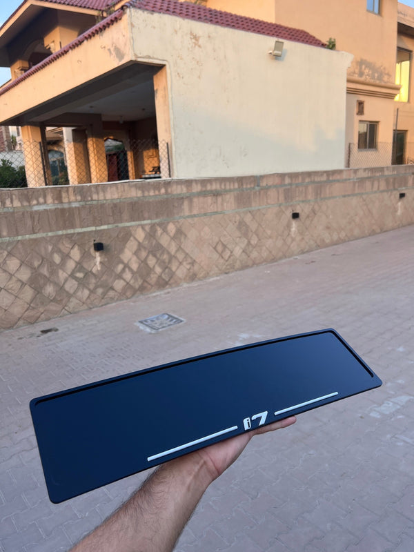 BMW i7 Number Plate Frame