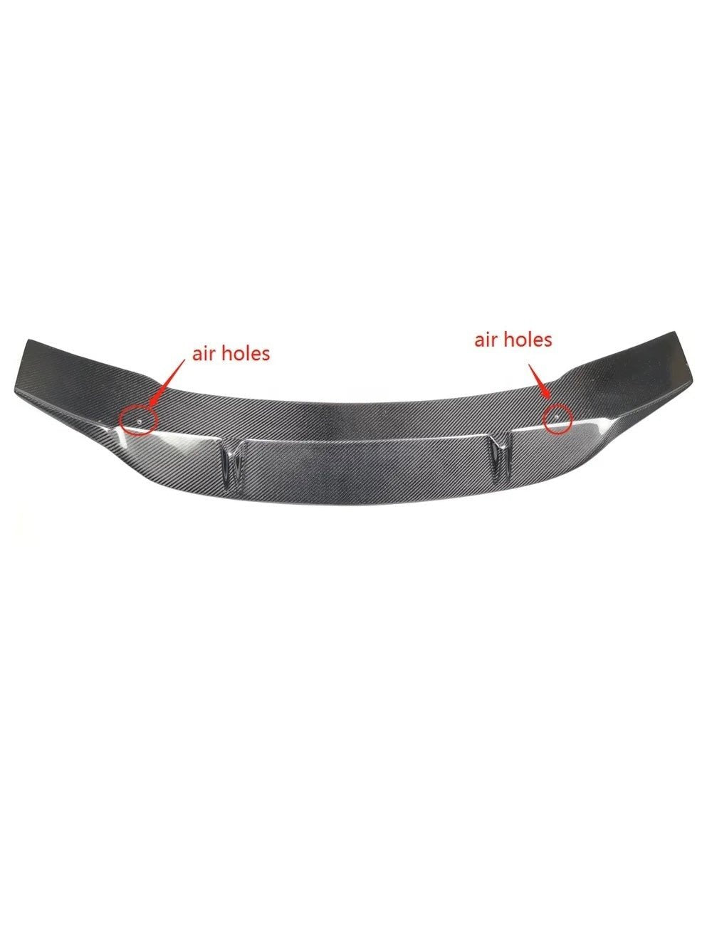 Mercedes W212 E Class R Style Ducktail Spoiler - Carbon Fiber
