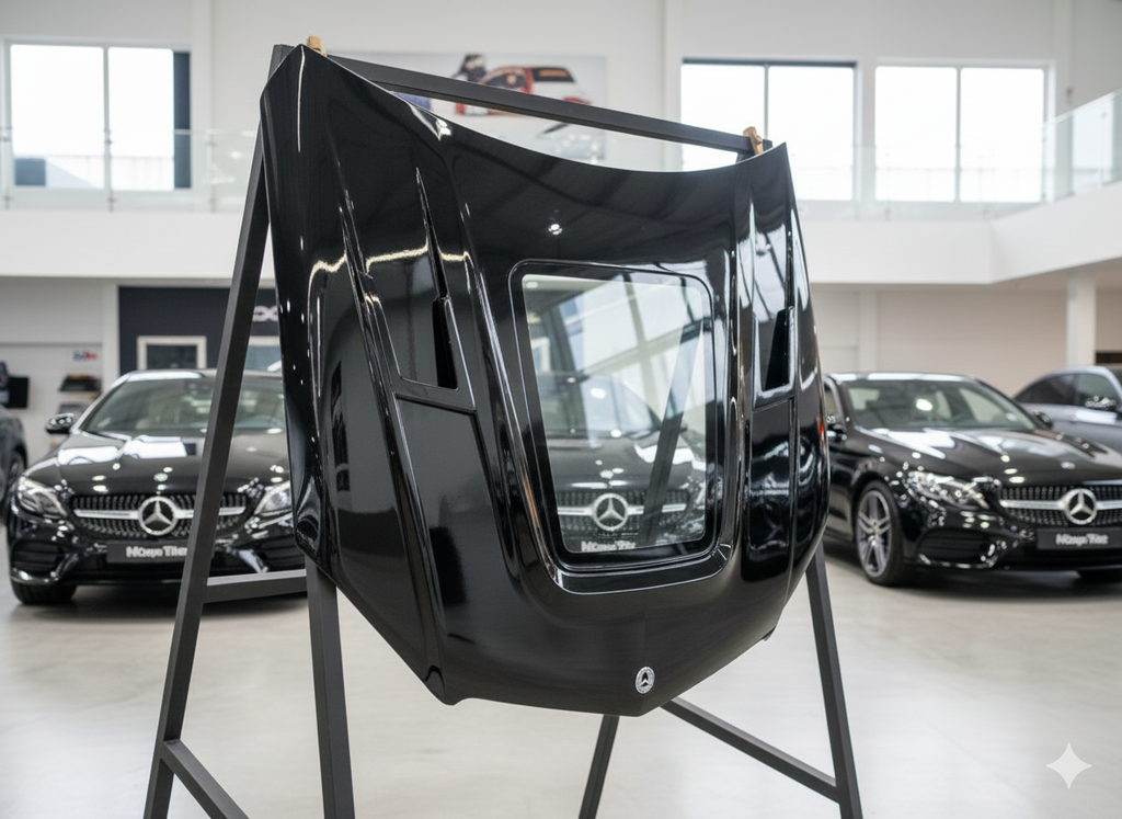 Mercedes W204 C-Class Black Hood