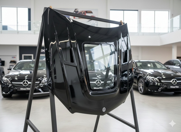 Mercedes W204 C-Class Black Hood