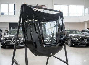 Mercedes W204 C-Class Black Hood