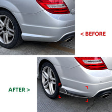 Mercedes W204 Rear Bumper Vent Splitter