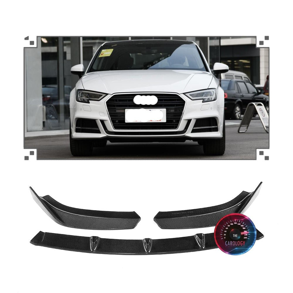 Audi A3 Front Splitter Carbon Fiber