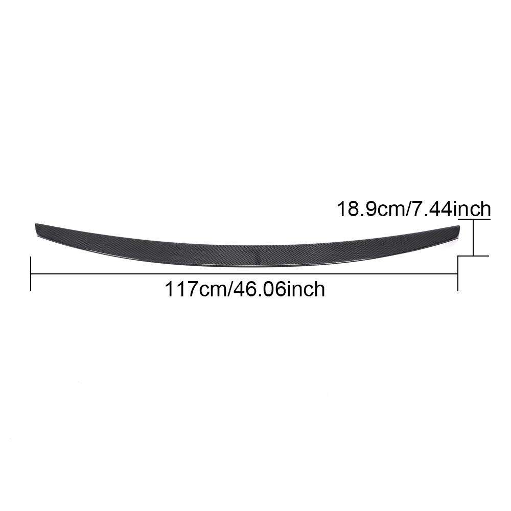Porsche Panamera Rear Trunk Wing Spoiler Carbon Fiber
